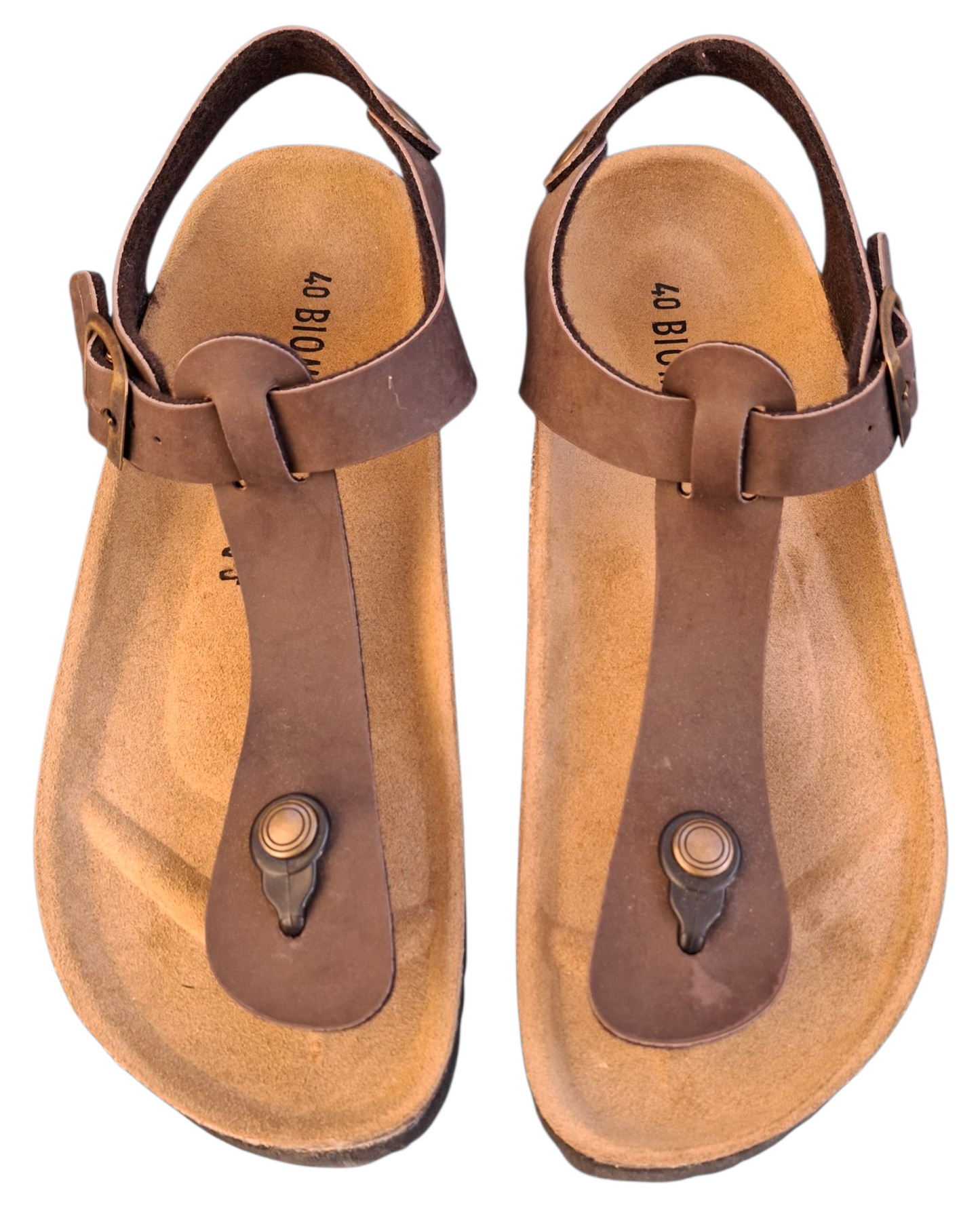 Sandali Unisex BIOMODEX 1831 Sughero Infradito Regolabili Tipo BIRKENSTOCK Kairo
