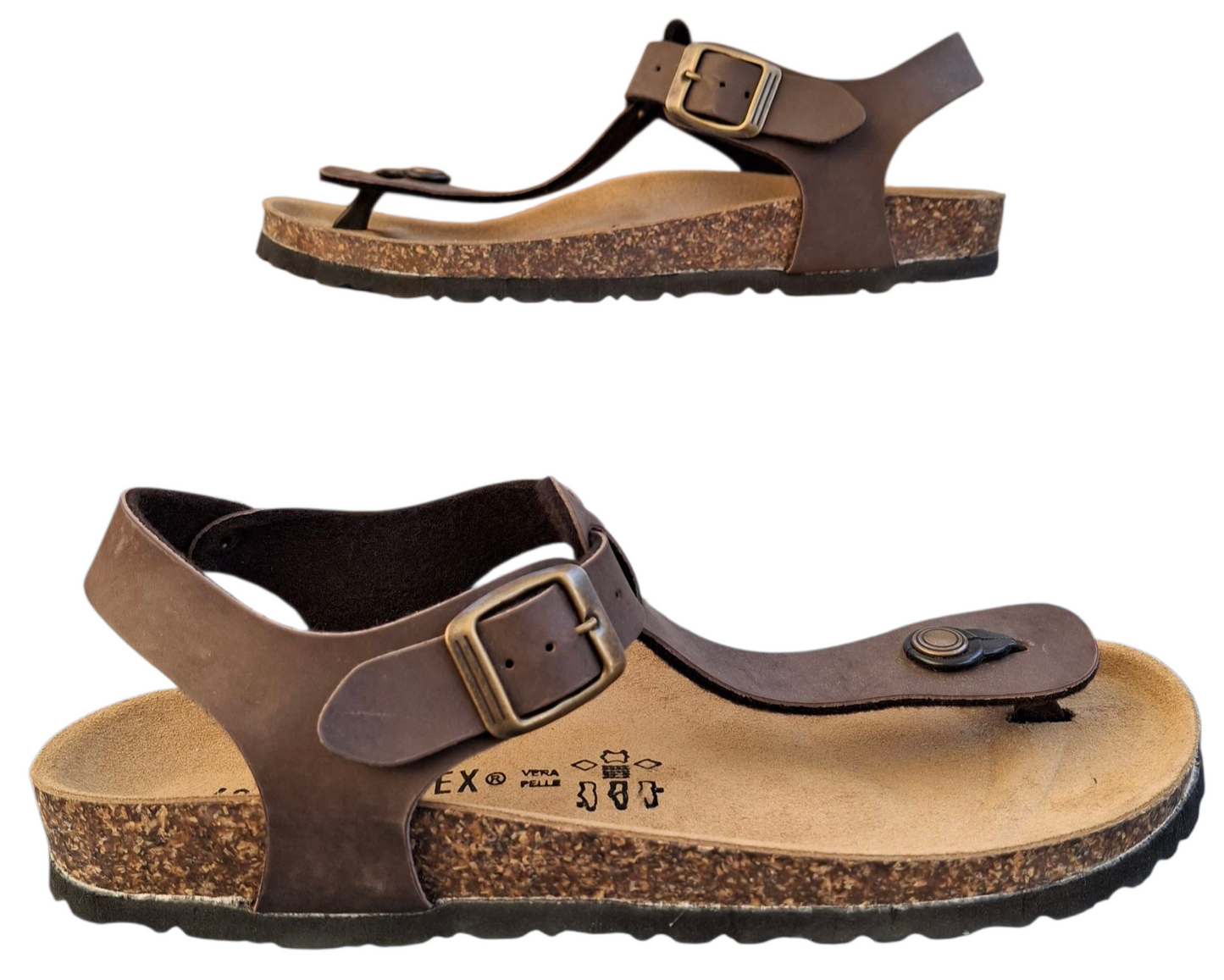 Sandali Unisex BIOMODEX 1831 Sughero Infradito Regolabili Tipo BIRKENSTOCK Kairo