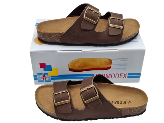 ciabatte sandali Infradita doppia fibbia sughero modello birkenstock arizona
