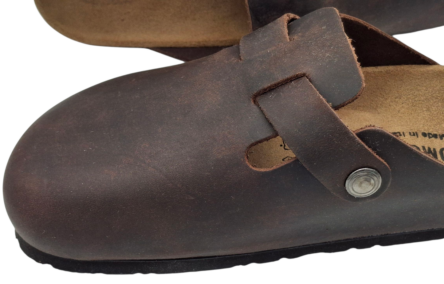 Sabot Uomo Ciabatte Pelle Sughero BIOMODEX Modello Boston Birkenstock