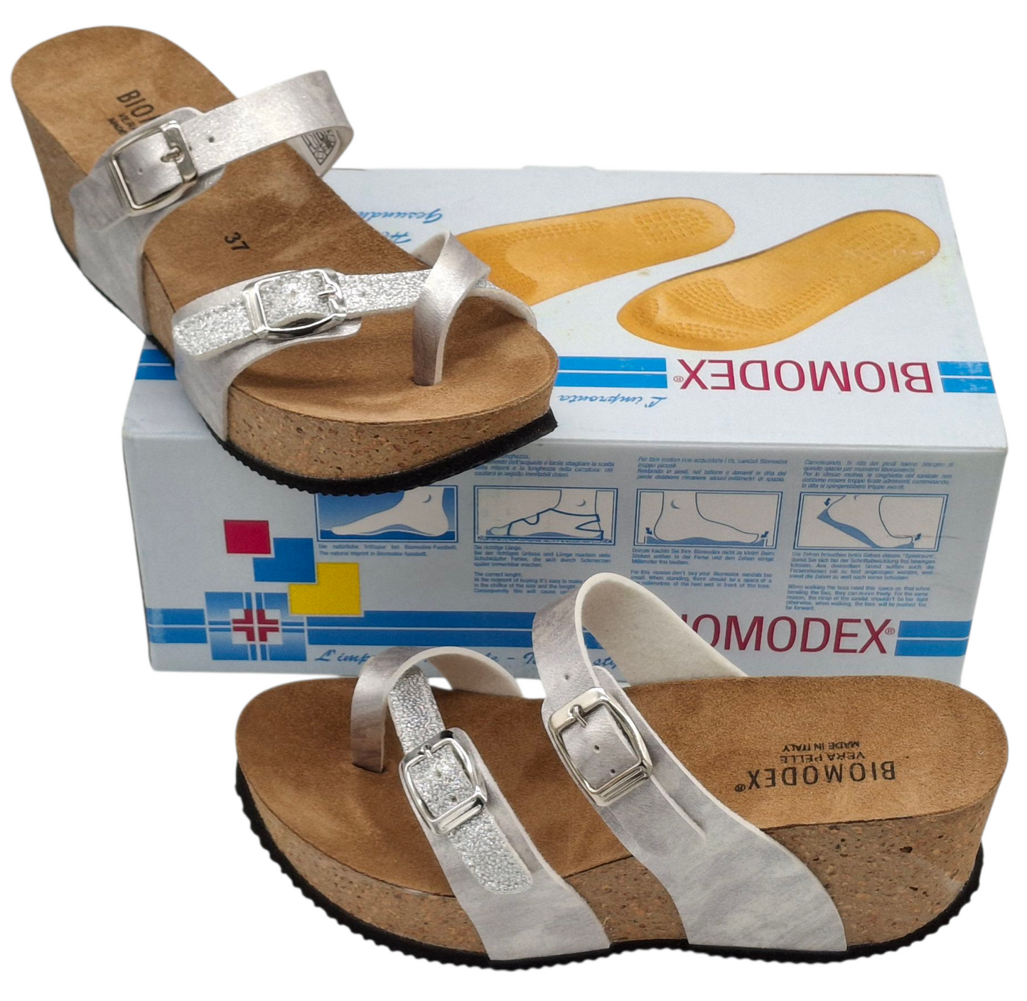 Ciabatte Ortopediche Donna Zeppa Sughero - BioModex Vera Simil Birrkenstock