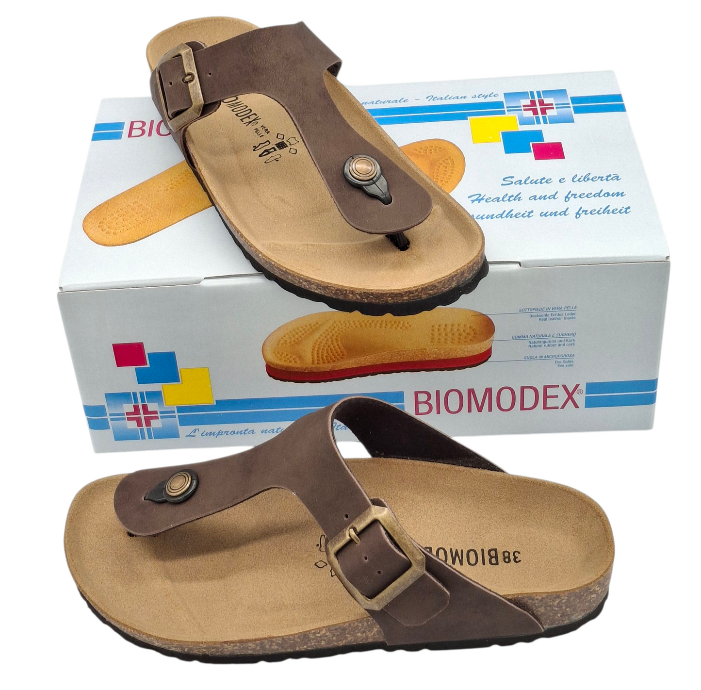 Infradito BIOMODEX Donna Plantare Shugero Sagomato modello Birkenstok Giezeh