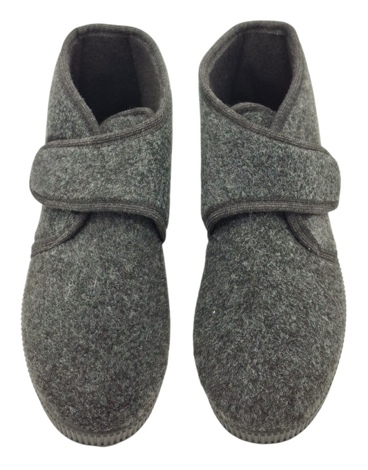 Pantofole Ciabatte Uomo Donna Lana Feltro Inverno Calde A Strappo Made Italia