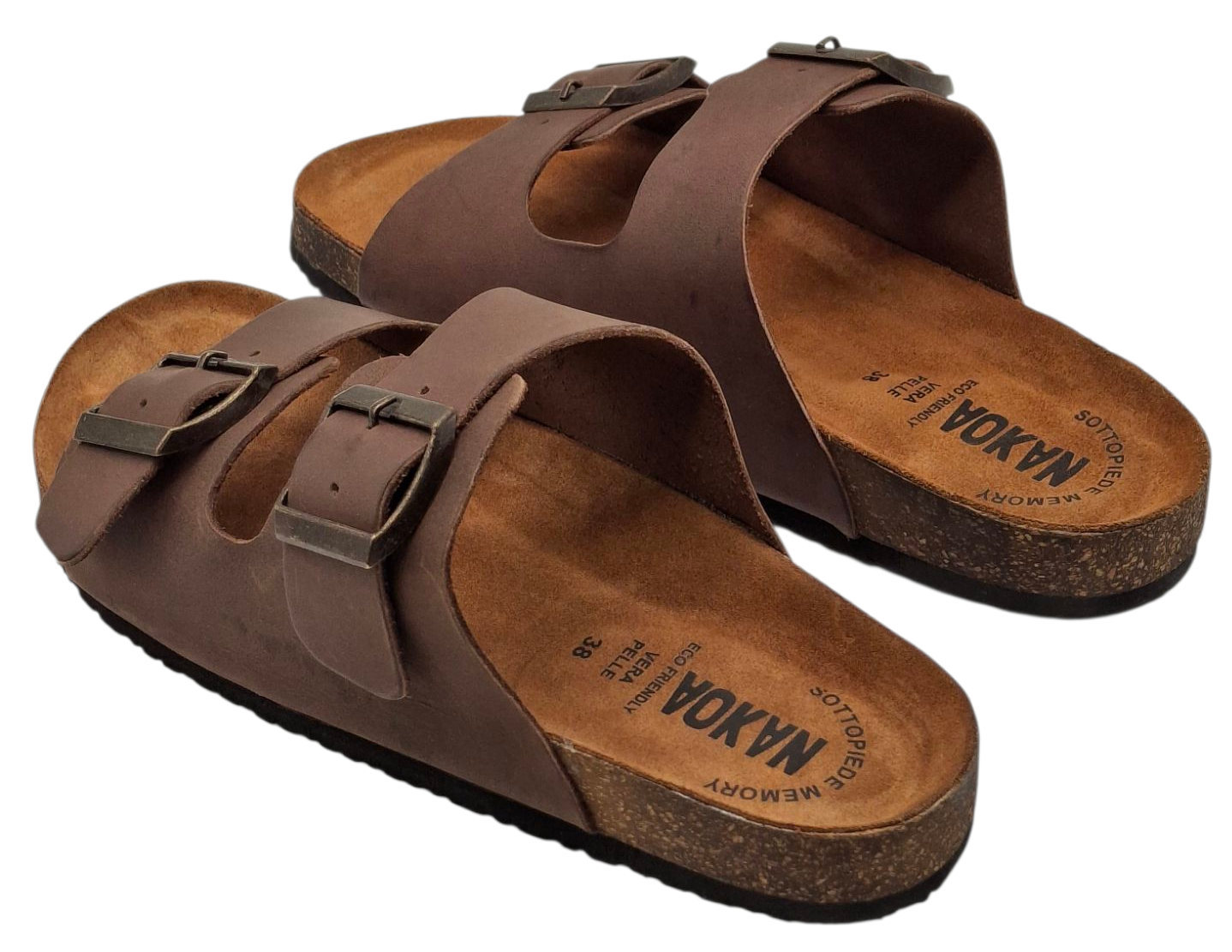 Sandali Ciabatte Infradita unisex Modello Birkenstock Arizona Doppia Fibbia Comod
