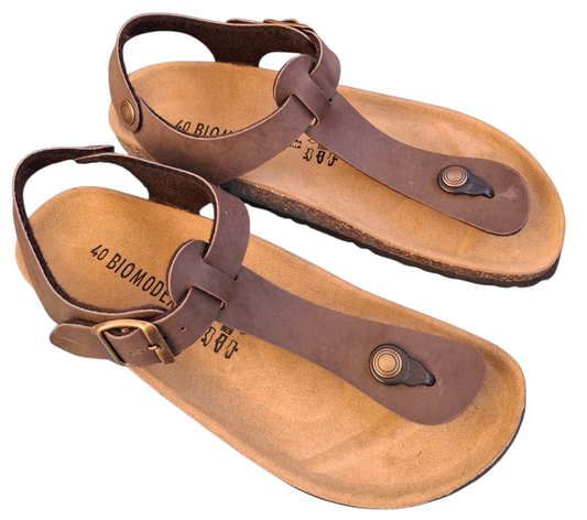 Sandali Unisex BIOMODEX 1831 Sughero Infradito Regolabili Tipo BIRKENSTOCK Kairo