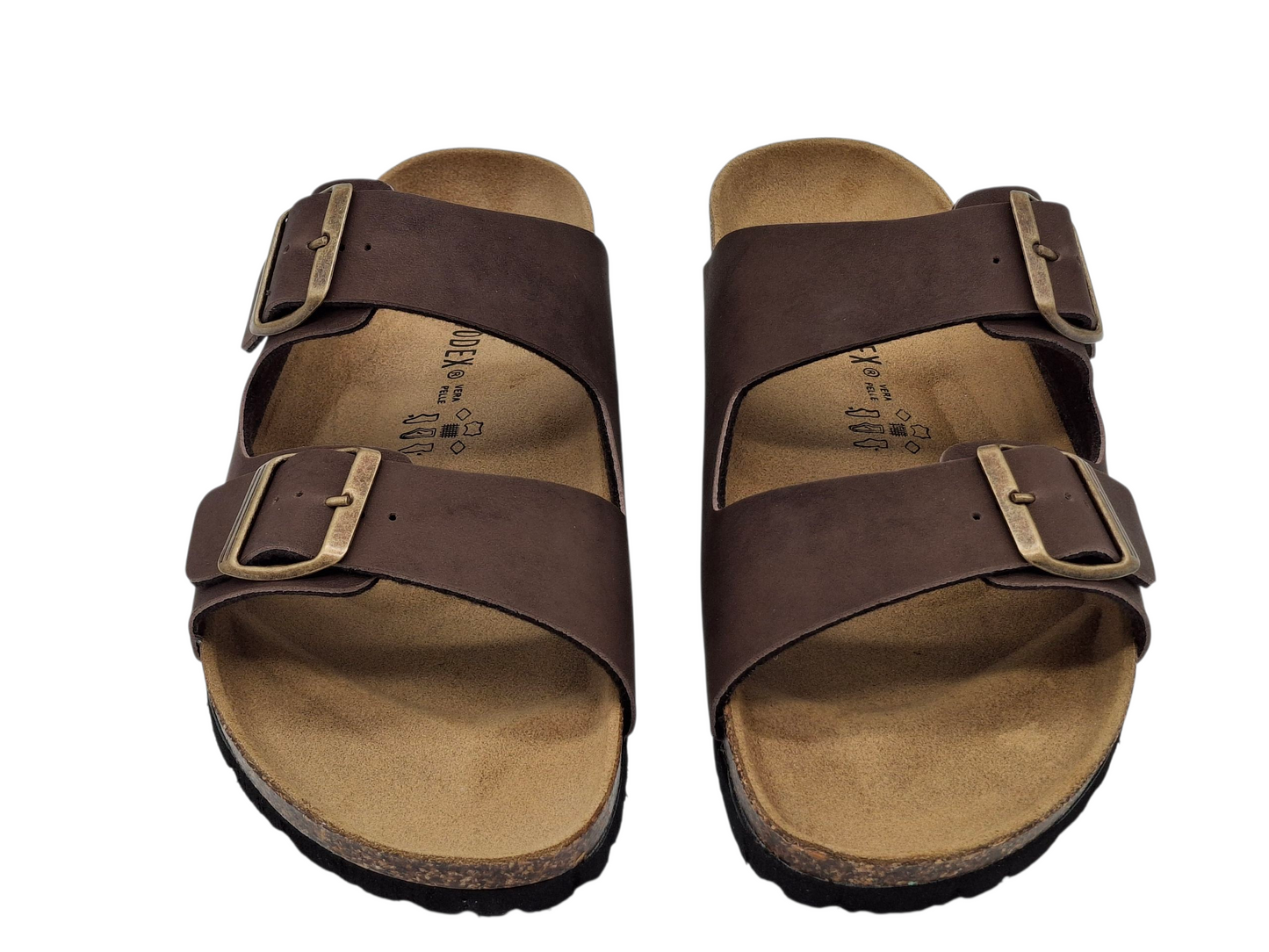 ciabatte sandali Infradita doppia fibbia sughero modello birkenstock arizona