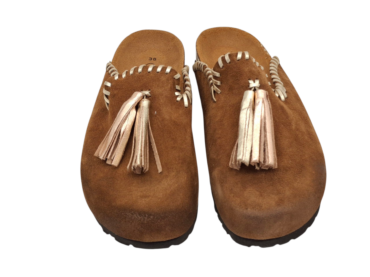 Sabot Donna Simil Birkenstock GIADA COLLECTION Vera Pelle Scamosciata Made in Italy