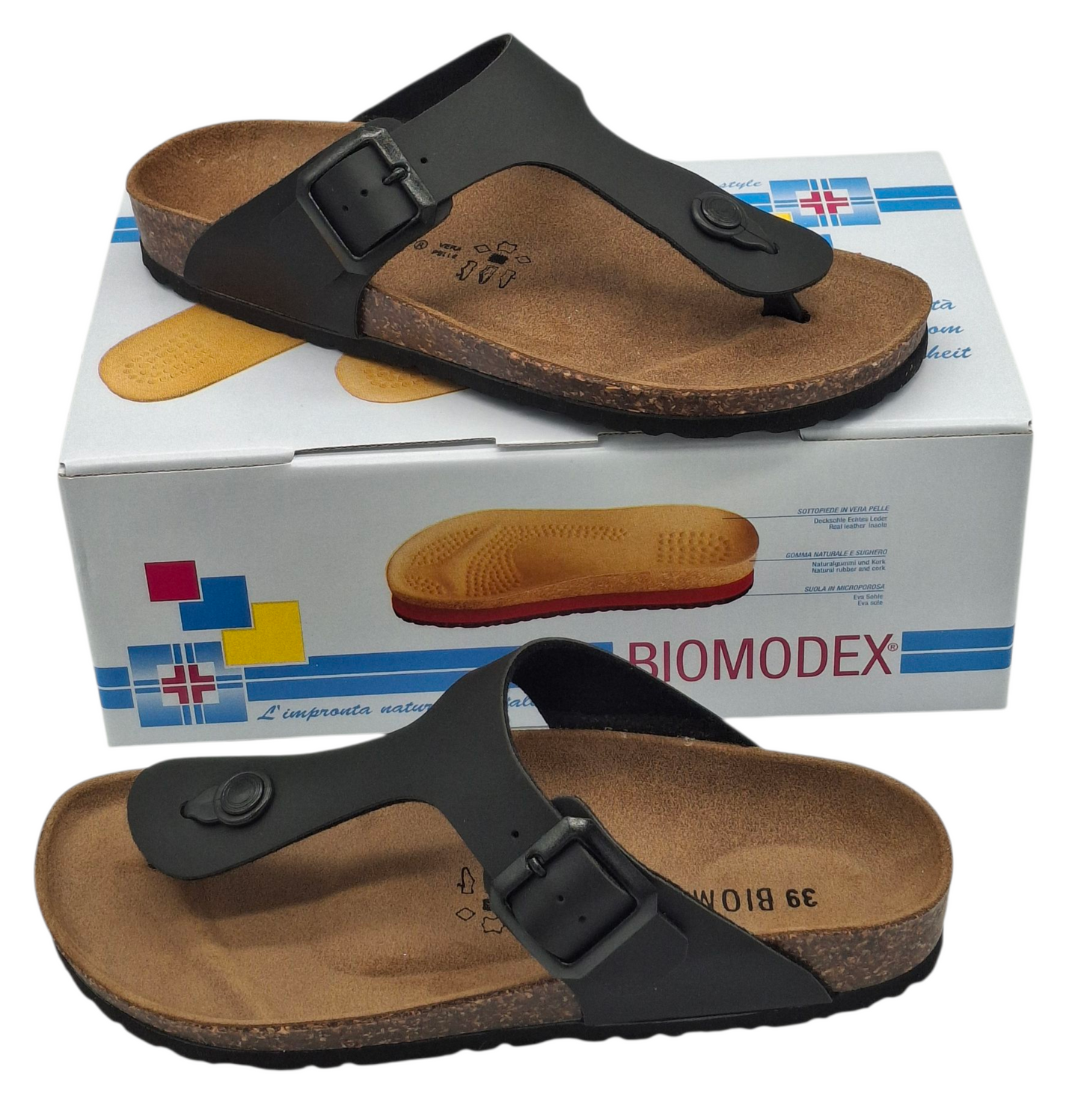 Infradito BIOMODEX Donna Plantare Shugero Sagomato modello Birkenstok Giezeh