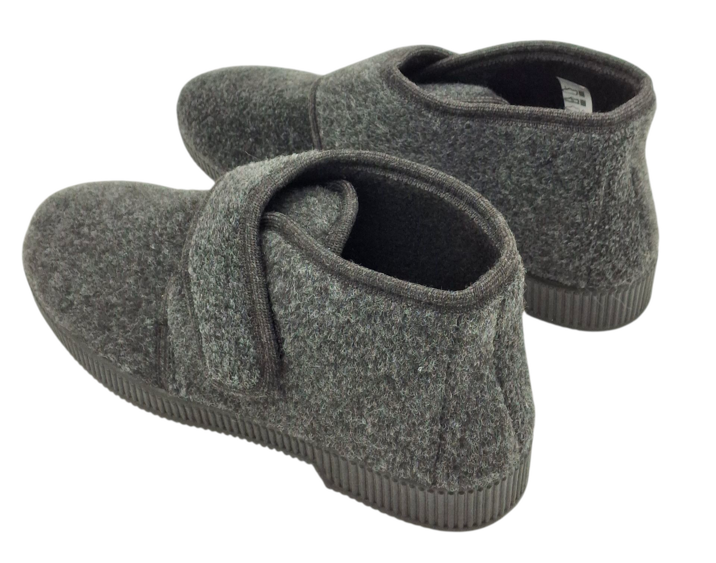 Pantofole Ciabatte Uomo Donna Lana Feltro Inverno Calde A Strappo Made Italia