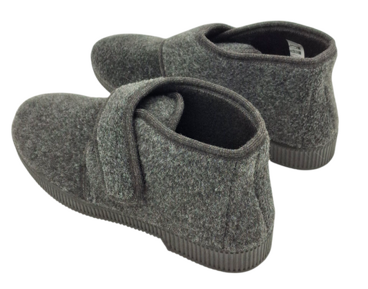 Pantofole Ciabatte Uomo Donna Lana Feltro Inverno Calde A Strappo Made Italia