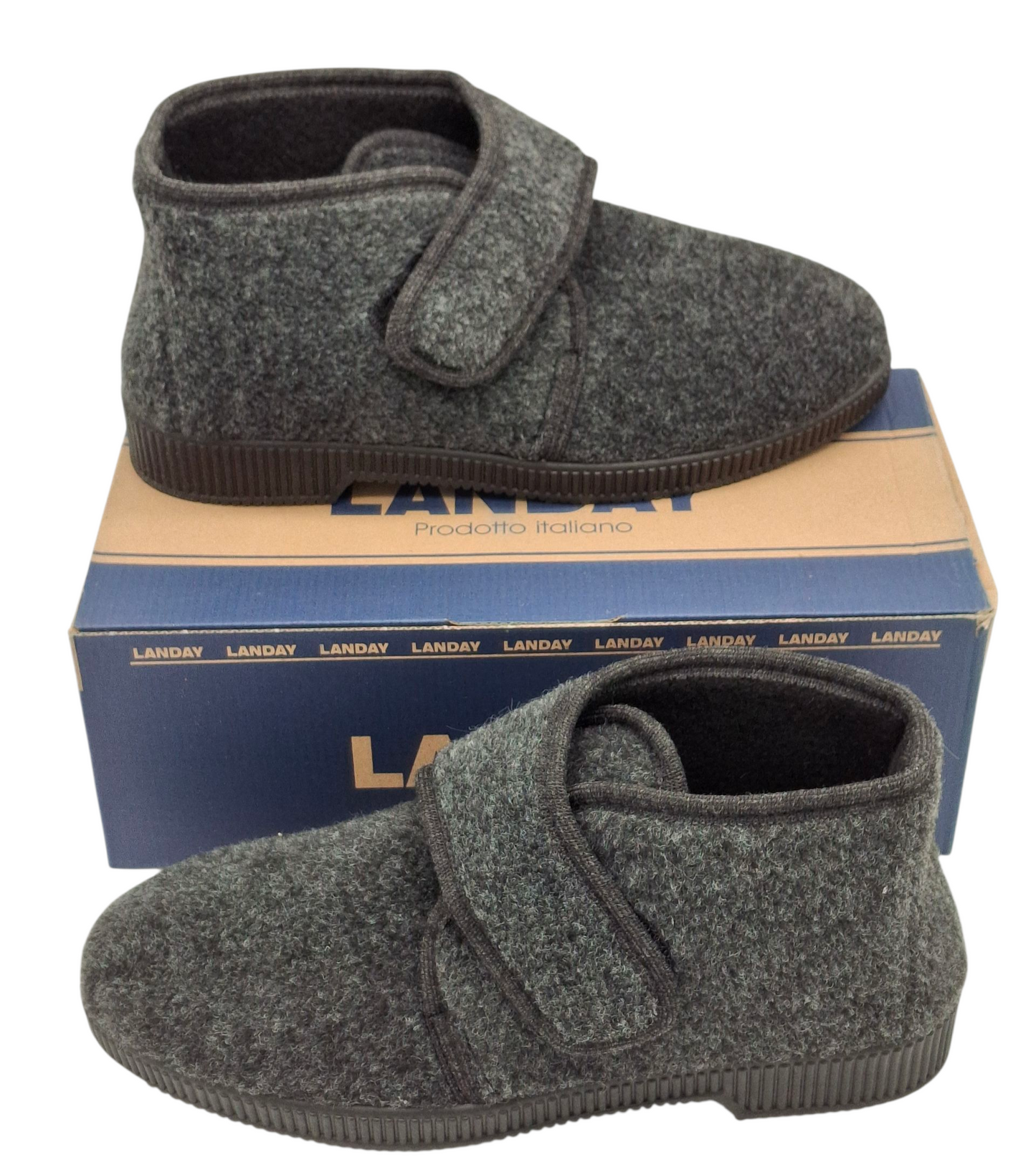 Pantofole Ciabatte Uomo Donna Lana Feltro Inverno Calde A Strappo Made Italia