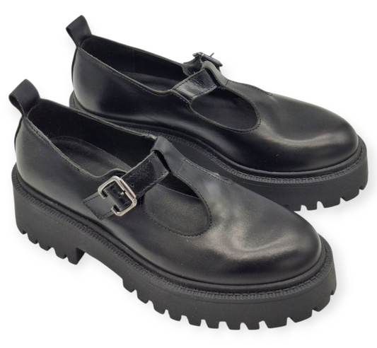 Scarpe Donna in vera Pelle Mary Jane Modello Dottor Martes made in Italy
